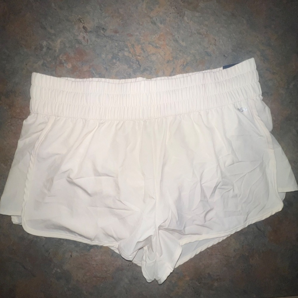 DSG Womens High-Rise Stride Shorts Light Sand XL